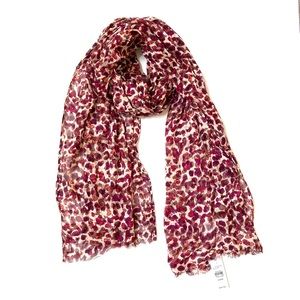 LOFT animal print scarf NWT